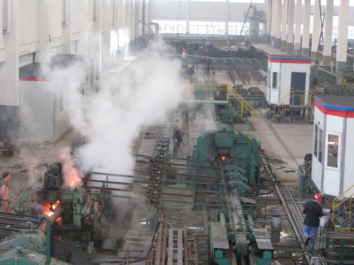 运城无缝钢管厂家生产车间